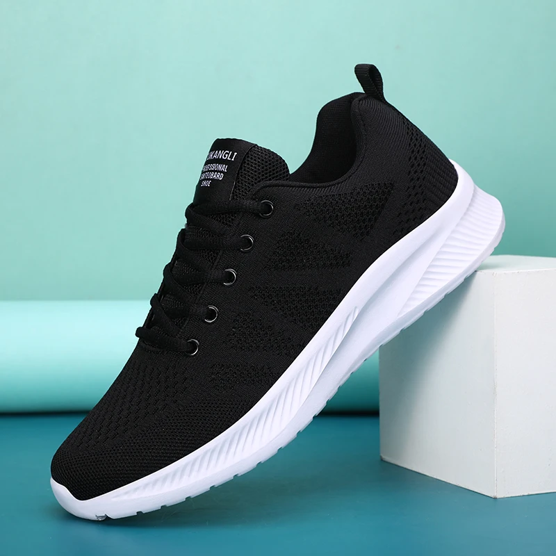 Men's Summer Lightweight Mesh Running Sneakers - Outdoor Sport and Fitness Shoes