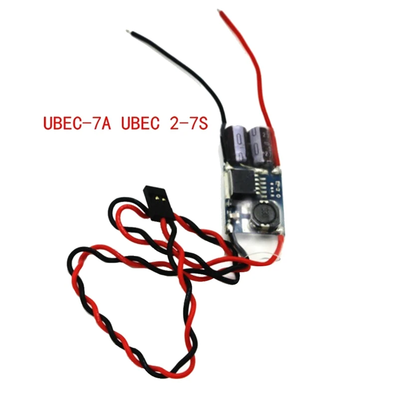 FPV 리시버 전원 공급 장치 전압 조정기, 외부 BEC (UBEC), 5V 스텝 다운 조정기 모듈, RC 비행기용, 내구성, 7A 2-7S