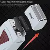 kemei KM-3382 Rechargeable cordless shaver for men twin blade reciprocating beard razor facecare greasy barber scissors 2