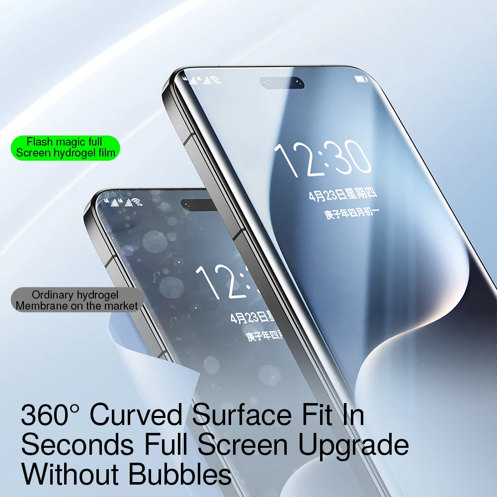 Premium Hydrogel Screen Protector - HD Soft Film, Anti-Scratch Protection