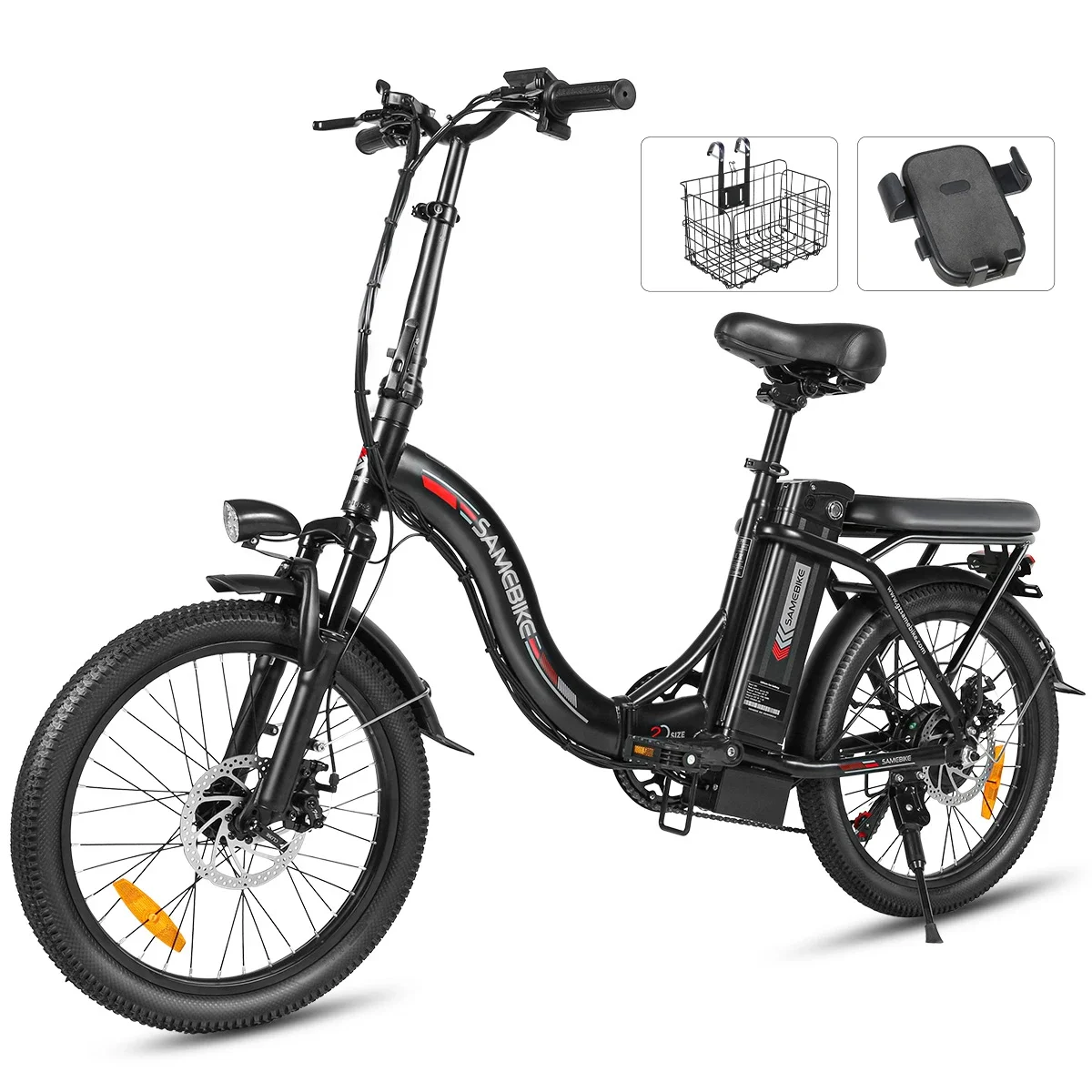 Lightweight Foldable style Electric Bicycle 350W36V12AH Battery Mountain e-bike 20 Inch Fat Tire City Trip Adult Electric bike