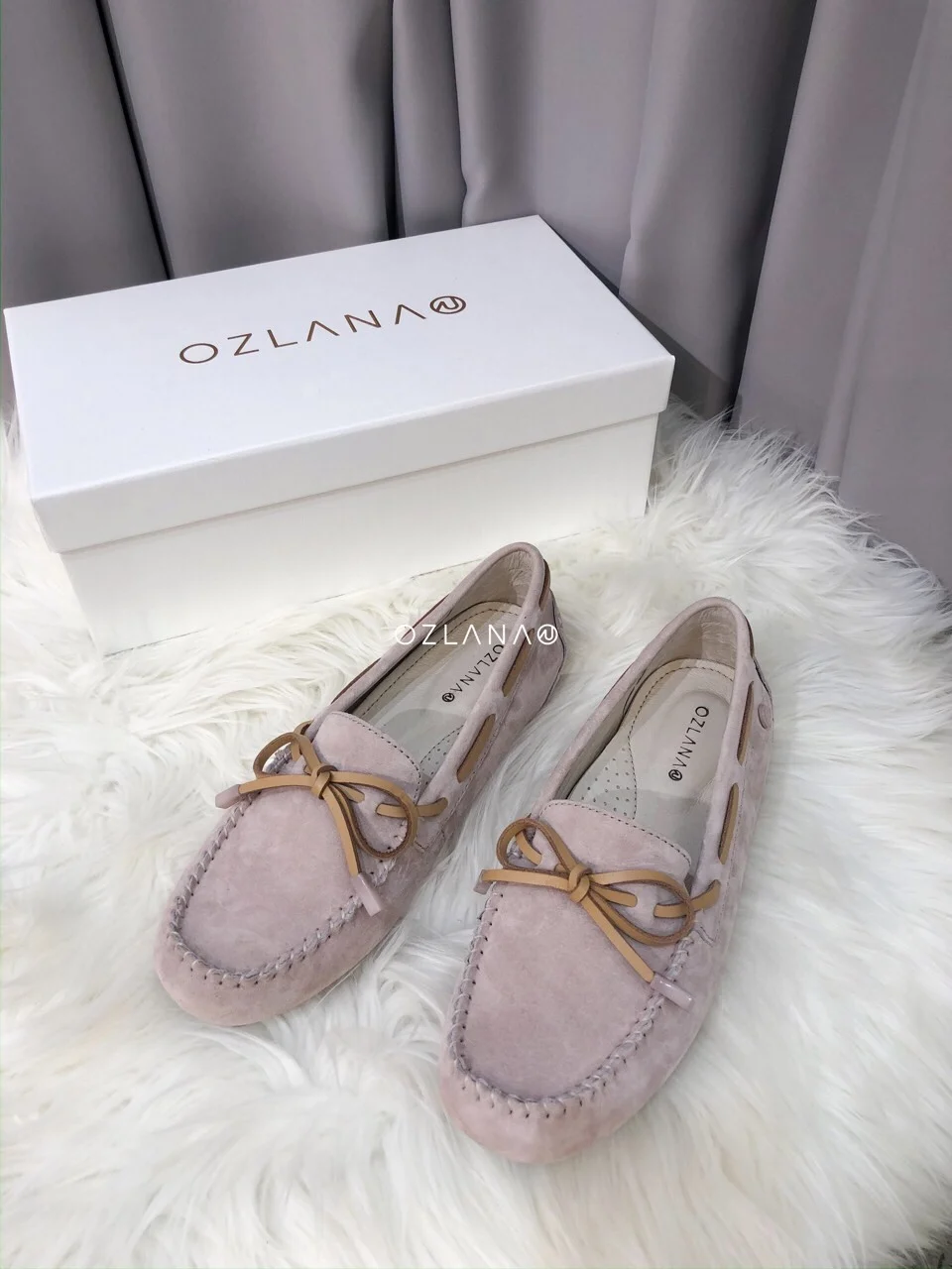 

OZLANA 24SS Dopamine Loafers OZ3007WR 2024 Spring new style Sand