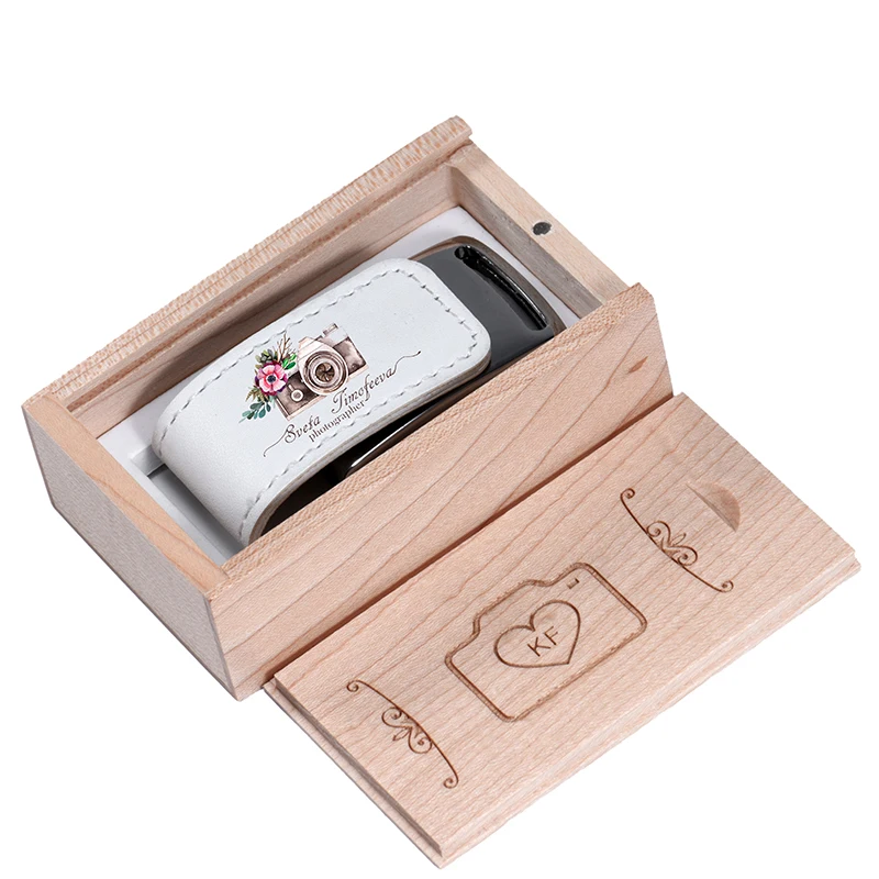 Velocidade Selecione Usb Flash Drive com Caixa de Madeira Capacidade de Memória 3.0 Baixo Preço Logotipo Livre Caixa de Madeira 4gb 8gb 16gb 32gb 64gb Alta