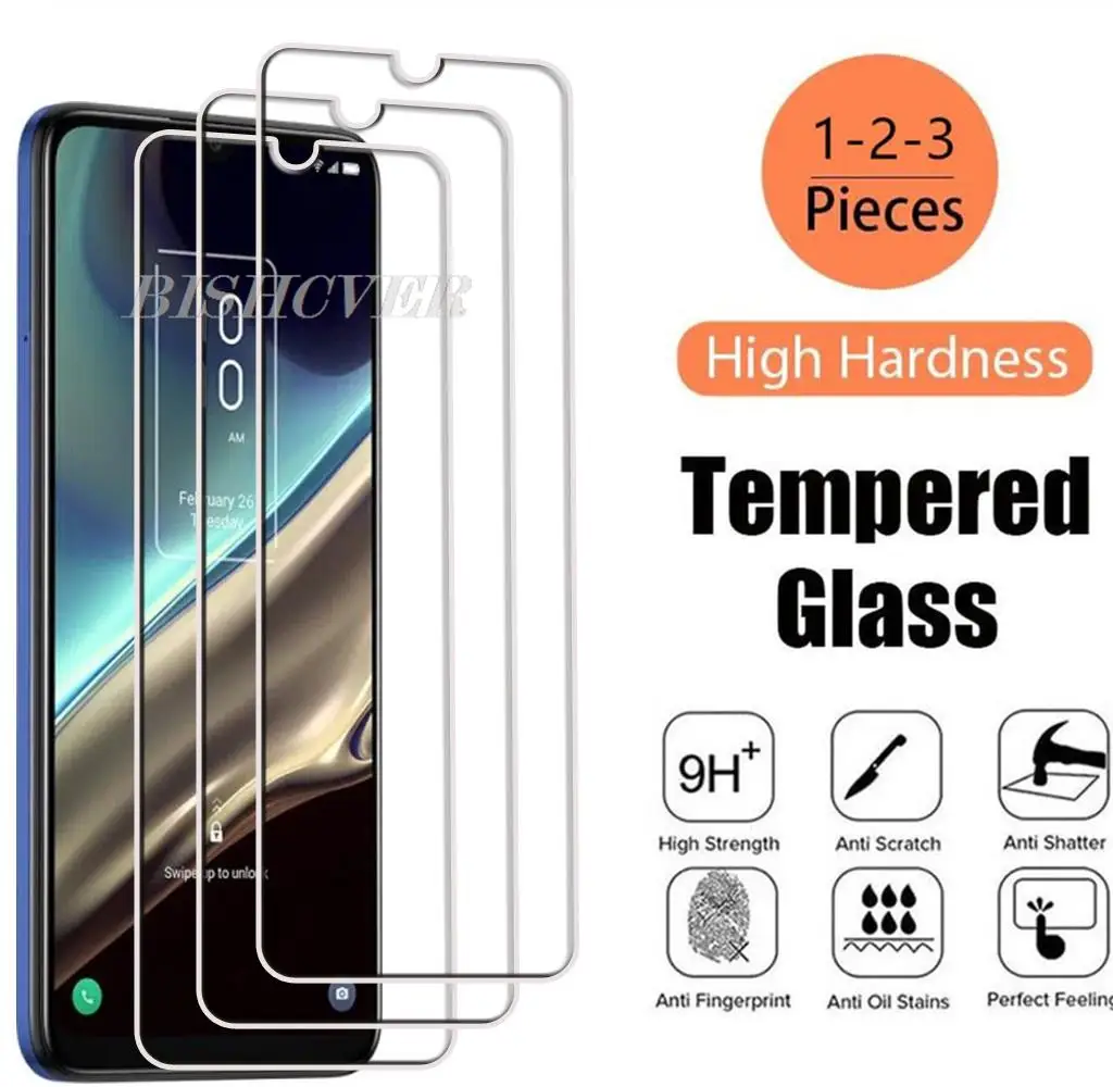 

Tempered Glass For TCL 406 406S 6.6"2023 TCL 406 T506K TCL406 406S Screen Protective Protector Phone Cover Film