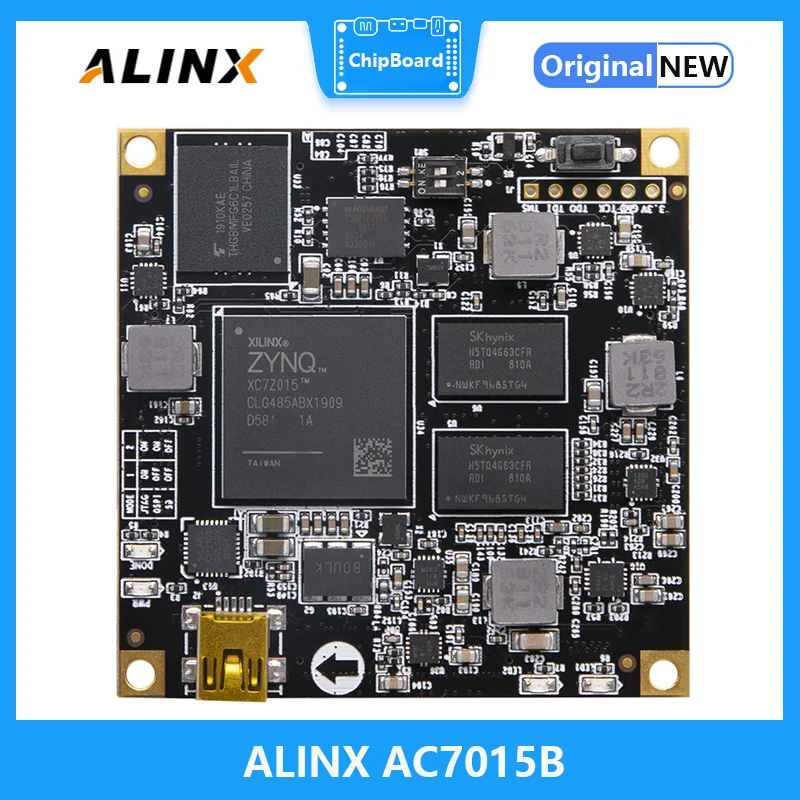 

ALINX AC7015B: XILINX Zynq-7000 SoC XC7Z015 ZYNQ ARM 7015 FPGA Development Board 8G eMMC System on Module