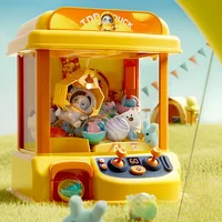 Doll Machine Coin Operated Play Game Mini Claw Catch Toy Machines Dolls Maquina dulces Children Interactive Toys Birthday Gifts 2