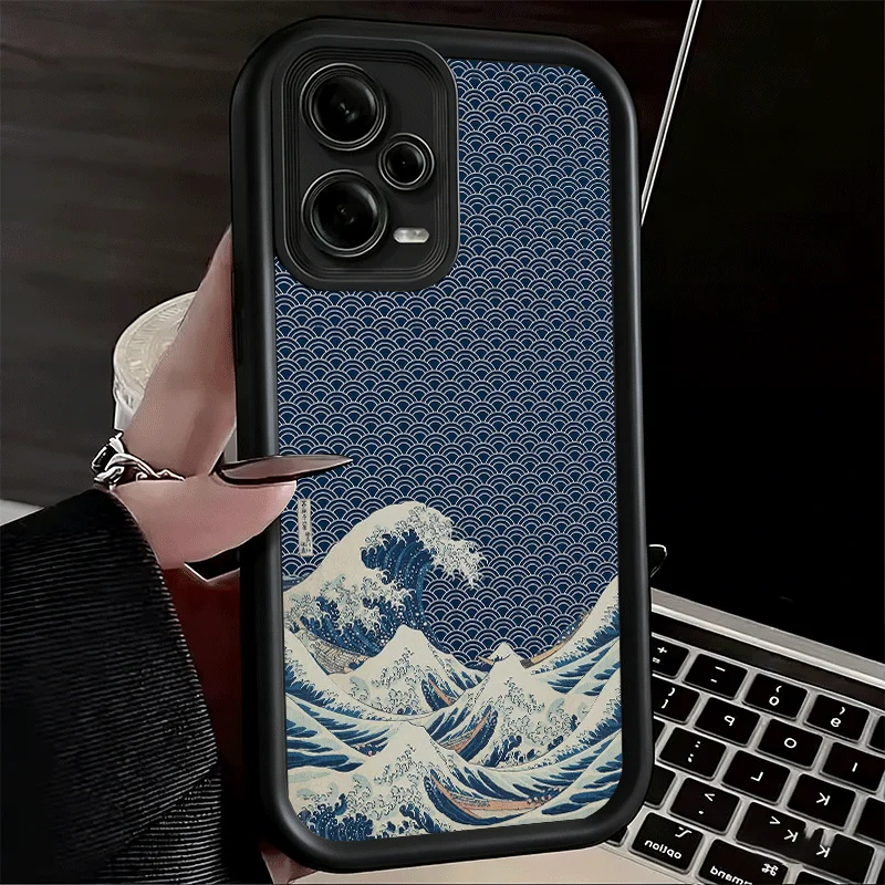 Japanese Wave Kanagawa Surfing Soft Silicone Phone Case