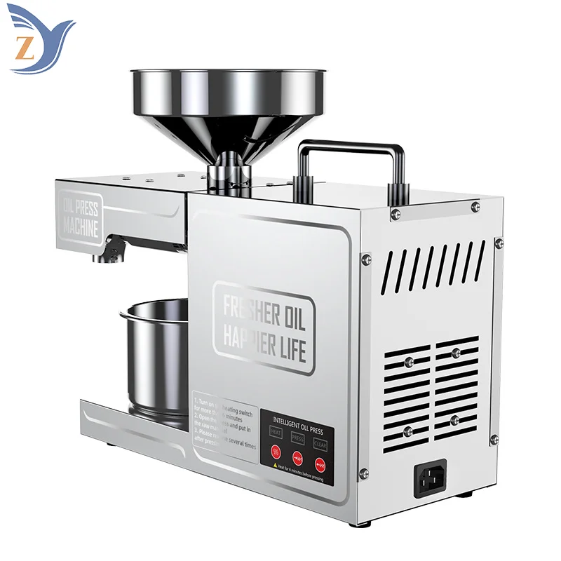 Oil Press Machine B03 Small Stainless Steel Household Kitchen Appliances Utensils High Output Peanut and Soybean Extraction 6