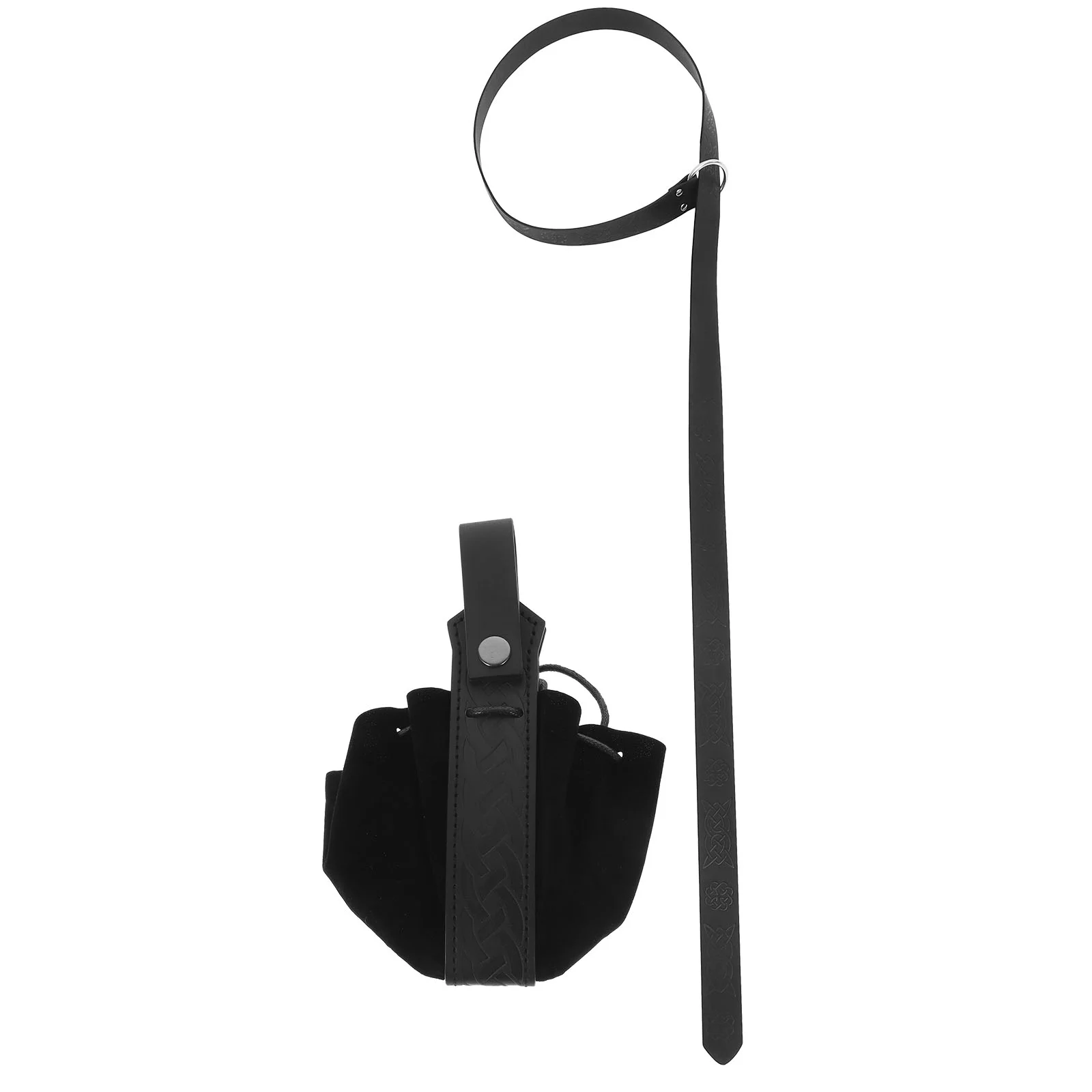 

Belt Viking Pouch Retro Waist Bag PU Outfits Clothing Costume Skin Cosplay Accessories Man Fittings