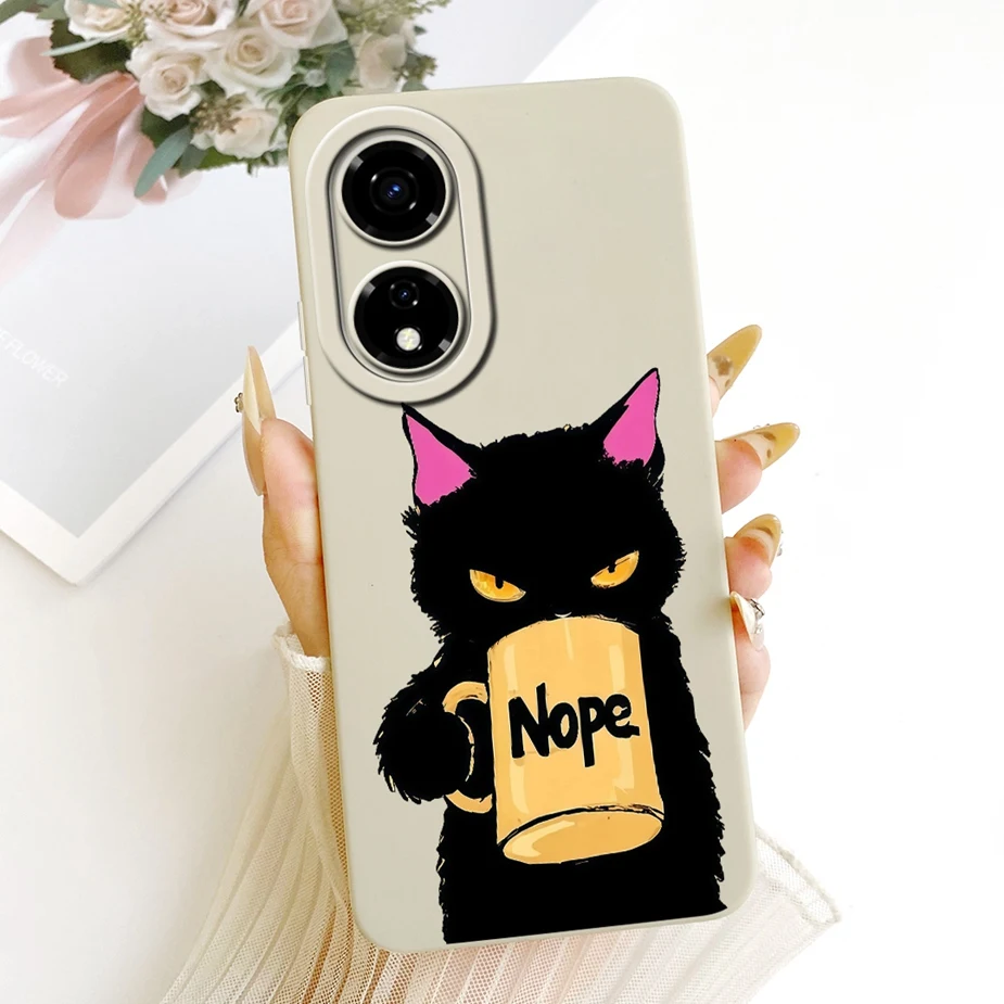 Luxury Love Heart Painted Soft Silicone Case - Stylish Protective Cover