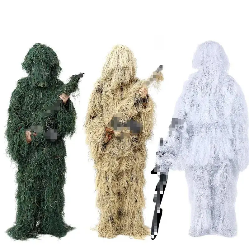 Tenue camouflage chanceuse Père Noël cadeau - Ensemble laine 5 pièces pêche originale déguisement tactique