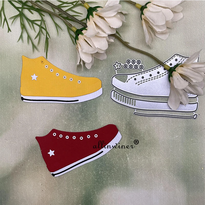 

Canvas shoes decoration Metal Cutting Dies Stencils For DIY Scrapbooking Decorative Embossing Handcraft Die Cutting Template