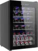 45 Bottle Wine Cooler Refrigerator, Small Built-in Wine Fridge for Red, White and Champagne, 4.5 Cu.ft Mini Fridge with A 1