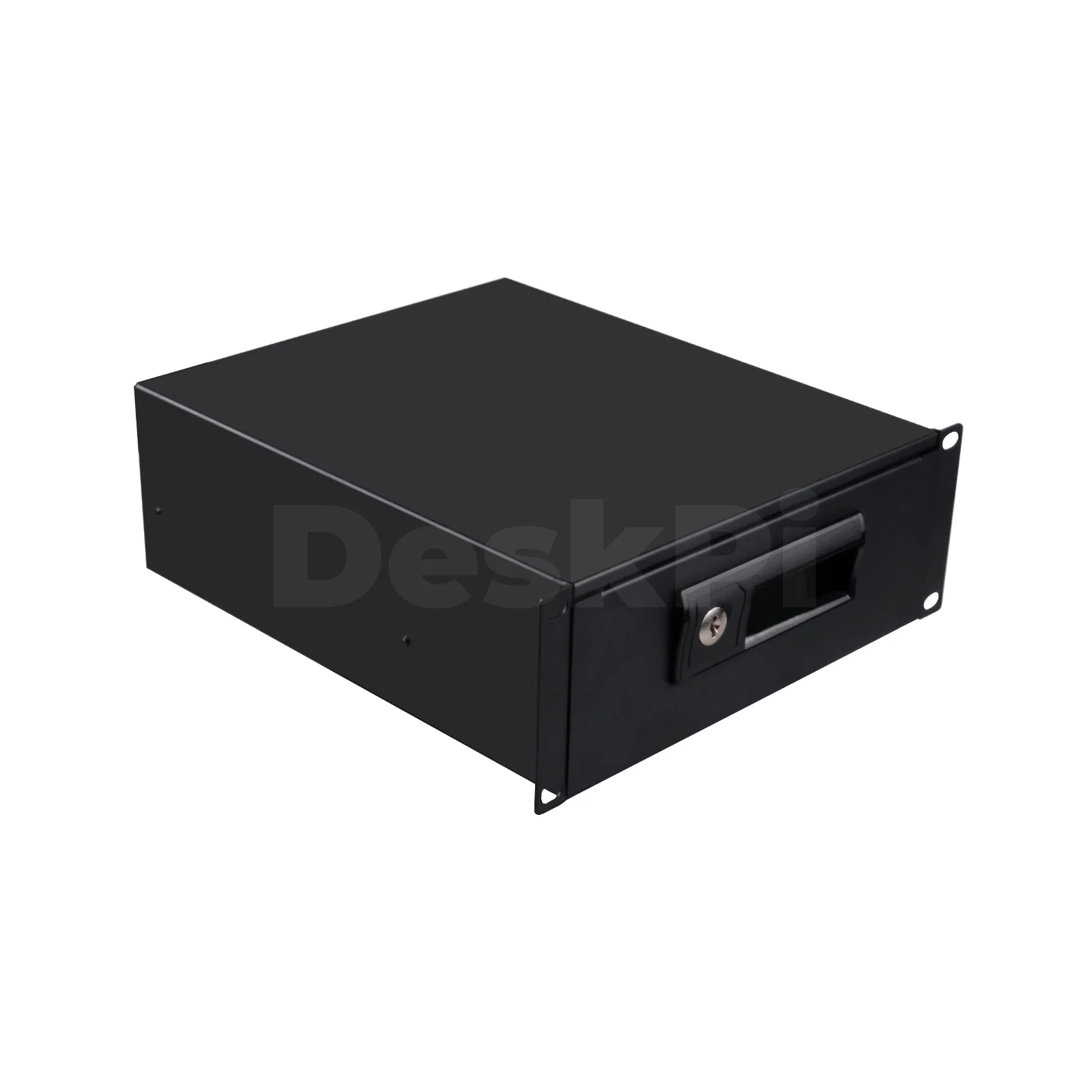 DeskPi RackMate 2U ラックマウント ロック可能な引き出し、10 インチ