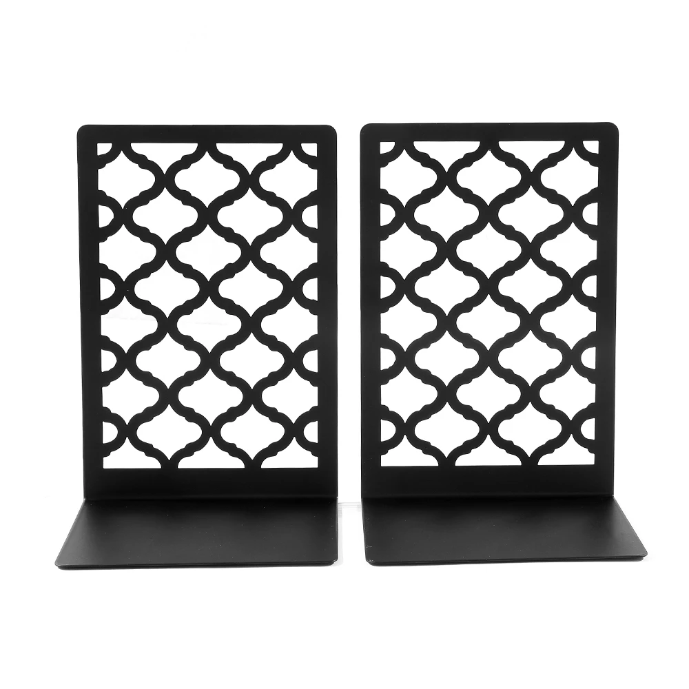 Sleek Black Minimalist Book Holder