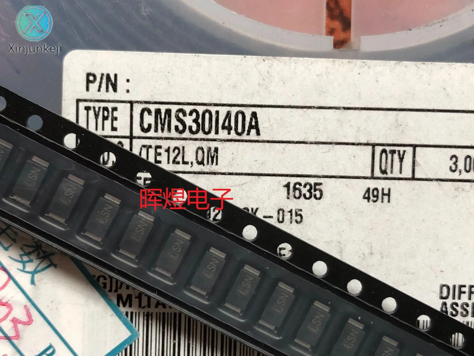 

10pcs orginal new CMS30I40A screen printing: SN Schottky diode M-FLAT
