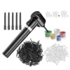 Tattoo Ink Mixer Kit, Tattoo Pigment Mixer Machine with 50Pcs Mixing Sticks and 100pcs tattoo ink cups（S /M /L ), Eyebrow Color 1