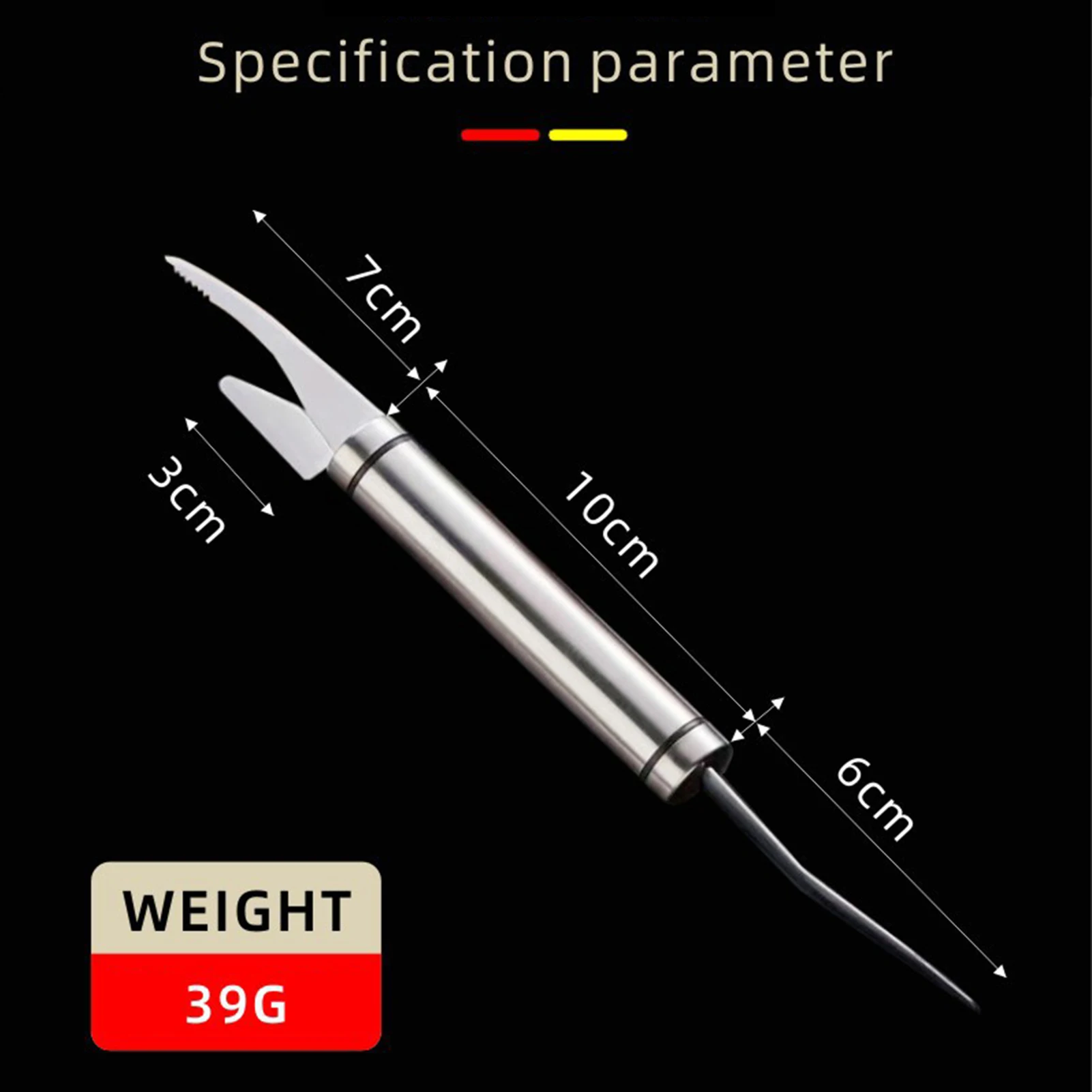 Multifunctional Fast Shrimp Peeler Stainless Steel Shrimp Line Cutting Scraping Digging Fish Scales Knife Kitchen Seafood Tools
