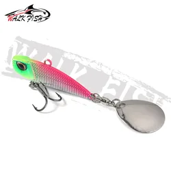 Enhanced Product Title: Premium Spinner Bait with Rotating Tail and Vibration Sequins - 42mm 21g (E 5)