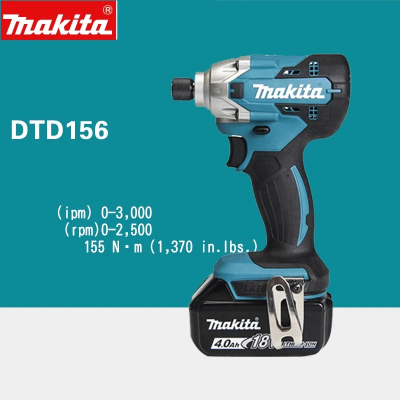 

Makita Makita DTD156 Rechargeable Electric Screwdriver 18V Impact Driver Electromechanical Drive Tool Screwdriver