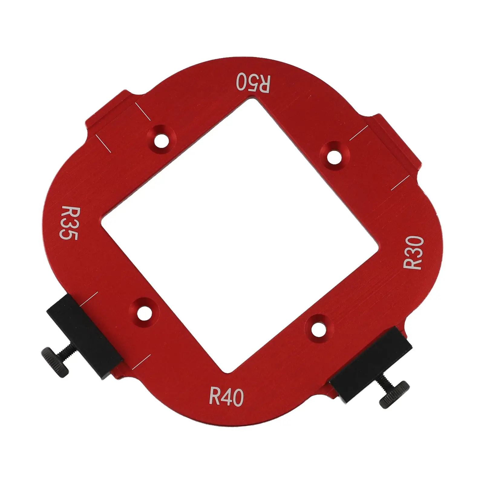 Radius Jig Router Template Corner Radius Routing Guide Router Bit Arc 10-25R 30-50R Woodworking Round Corner Chamfer Template