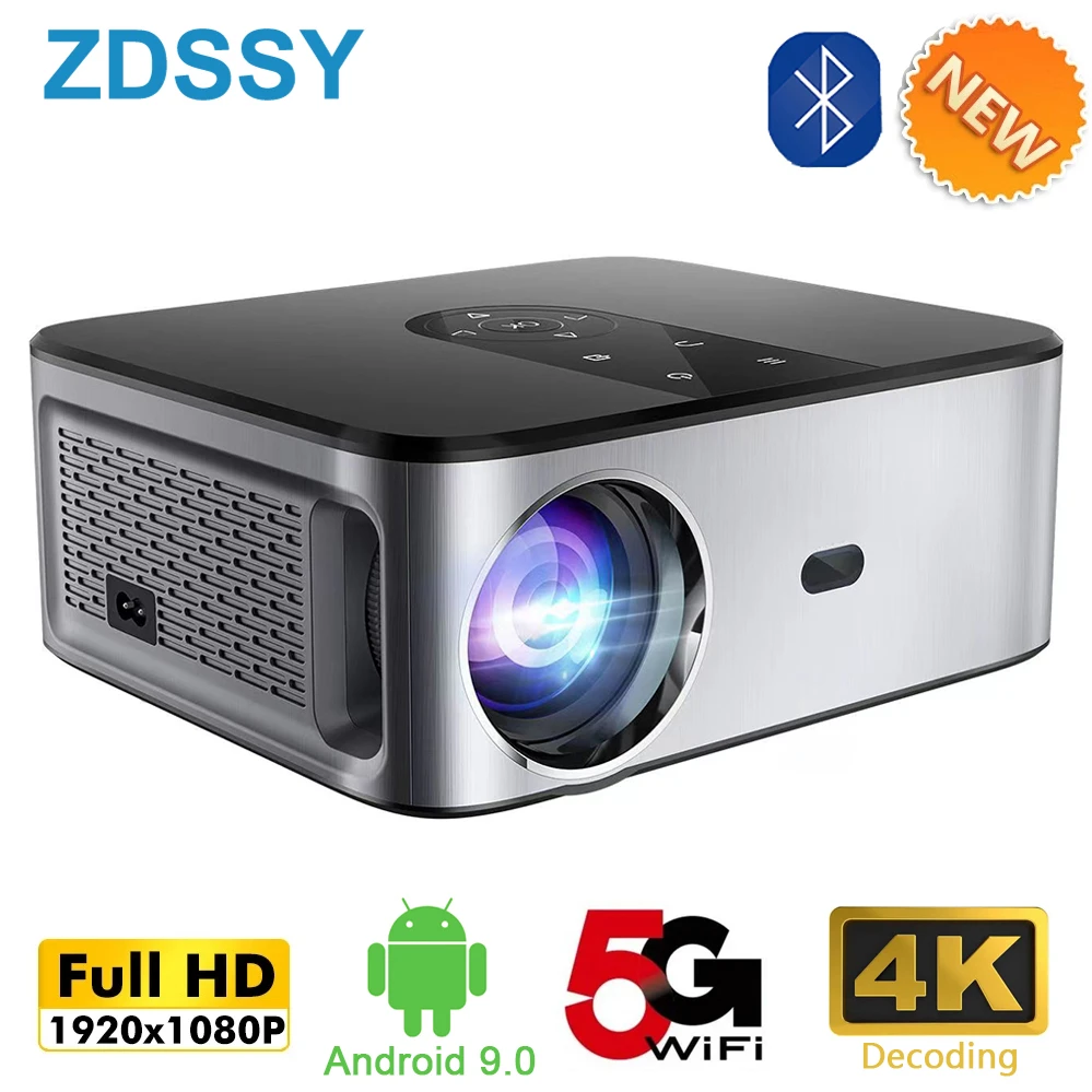 Zdssy X3 Native 1080p Projector Support 4k 2.4g& 5g Dual Wifi Bluetooth