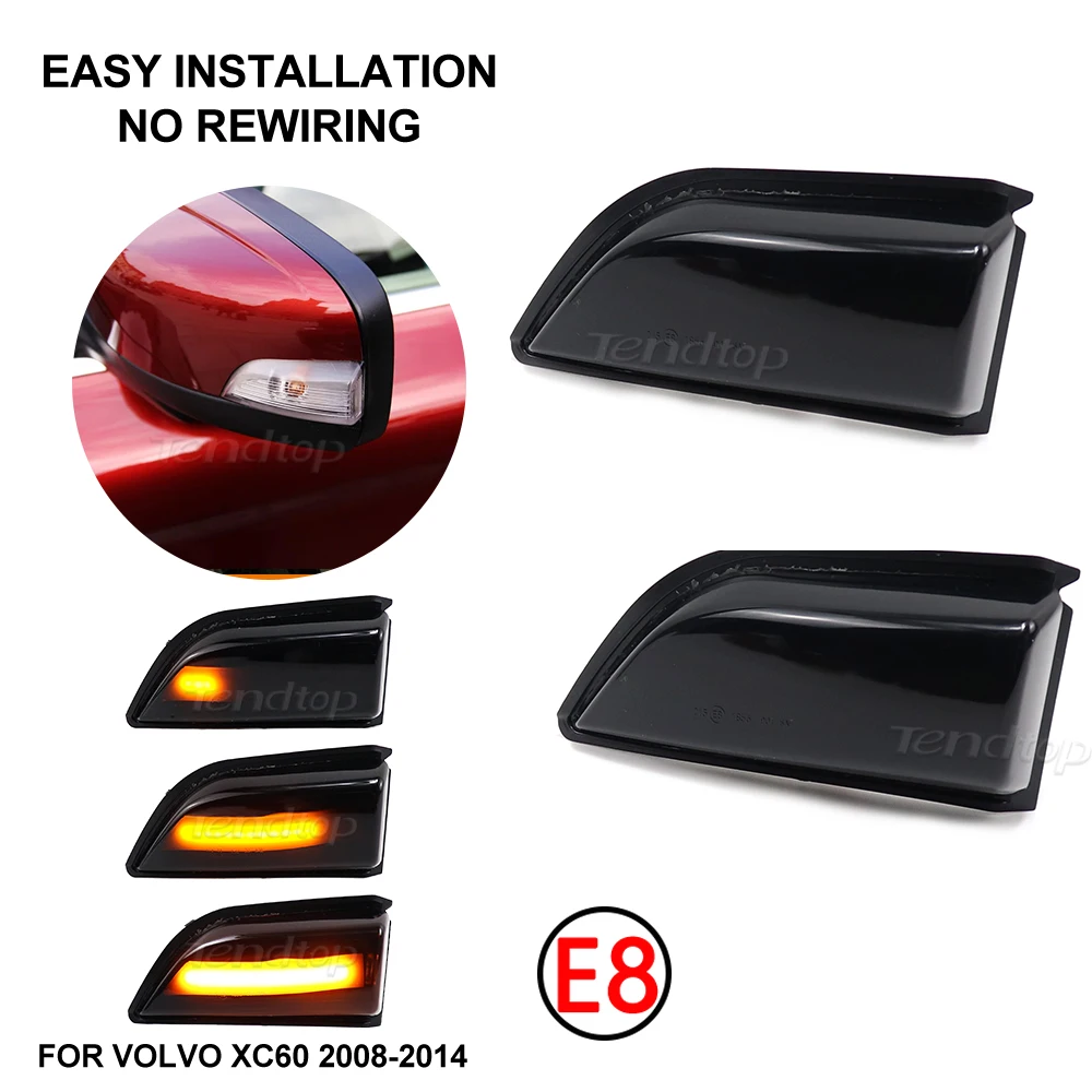

2 шт., поворотники для Volvo XC60 2008 2009 2010 2011 2012 2014-