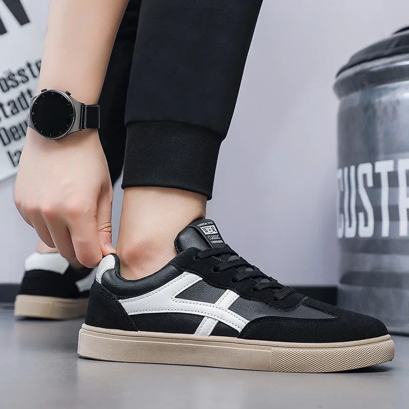 Men's Casual Shoes  New Fashion Lightweight Casual Outdoor Walking Shoes Sneakers Anti-slip Flat Men's Shoes - 3