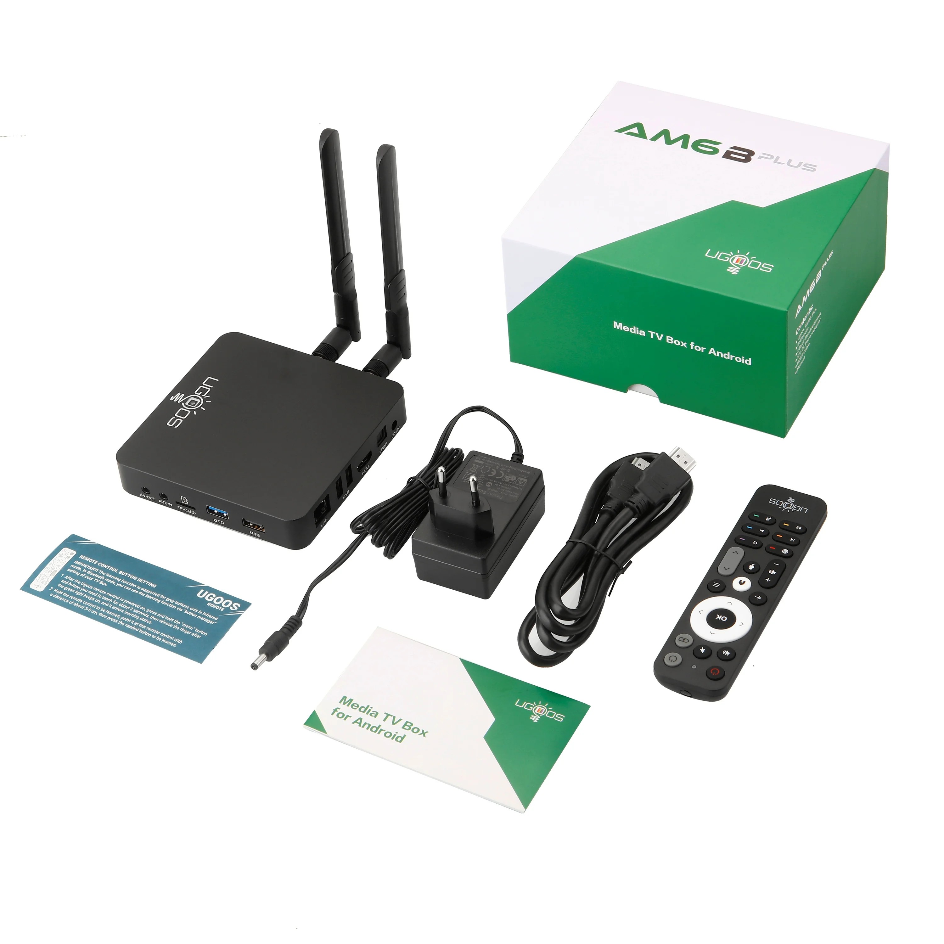 Ugoos AM6B Plus WIFI6 Amlogic S922X-J 2.2GHZ Android 9 TV