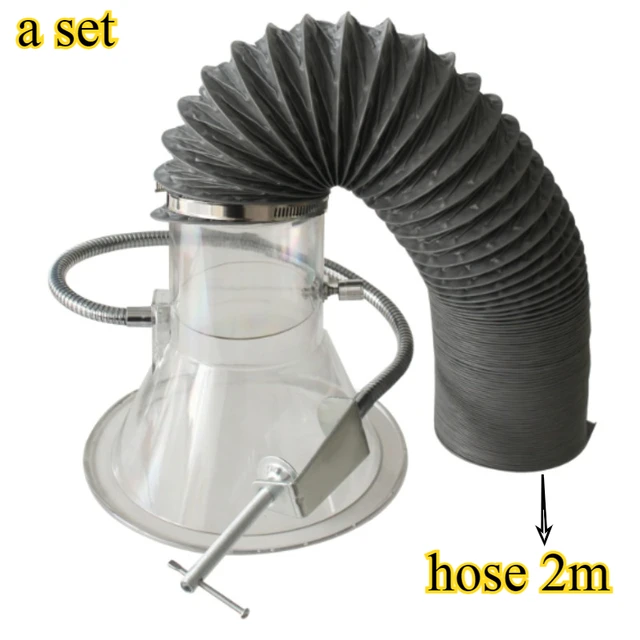 การประสาน การเชื่อมดีบุกสายการประกอบเครื่องดูดควันเครื่องดูดควันเครื่องดูดควันไอเสียพร้อมท่อยืดหยุ่นและแคลมป์ประกอบช่องดูด 1