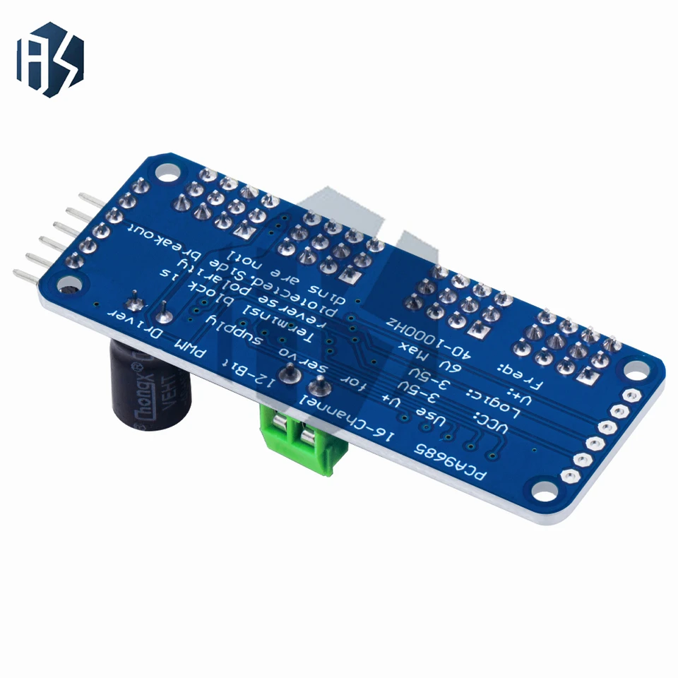 Produktbild von 2 Stück PCA9685 16-Kanal 12-Bit PWM-Servo-Controller-Modul