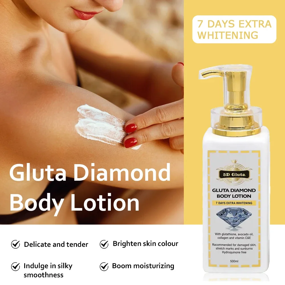 Freckle Whitening Cream 5D Gluta Whitening Skin Care Set Original Korean for European and American Female Dark Skin