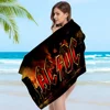 A-ACDC Microfiber Blanket Quick Drying Beach Towels Oversized Printing Super Absorbent Pool Towel Blanket 6