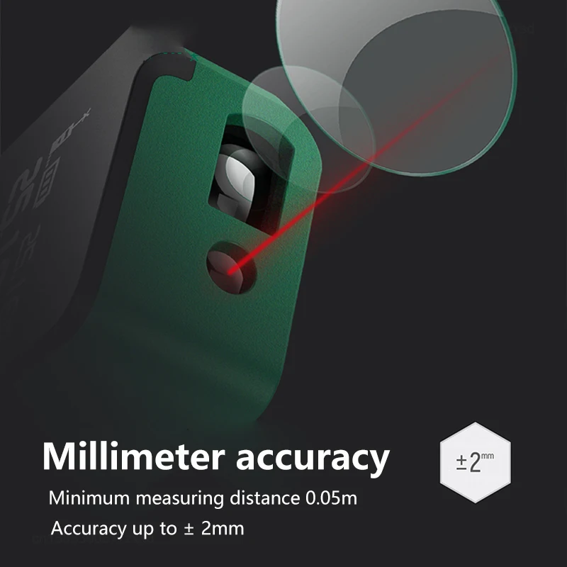 Xiaomi Portable Laser Rangefinder High Precision Infrared Electronic Ruler Engineering Measuring Ruler Digital Distance Meter laser rangefinder distance meter laser tape measure