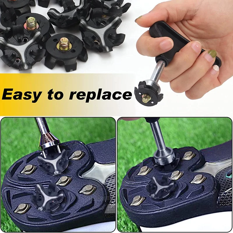 Pinchos de NEW-30Pcs para zapatos de Golf, repuestos de calzado, tacos de Golf, con de punta, herramienta - AliExpress