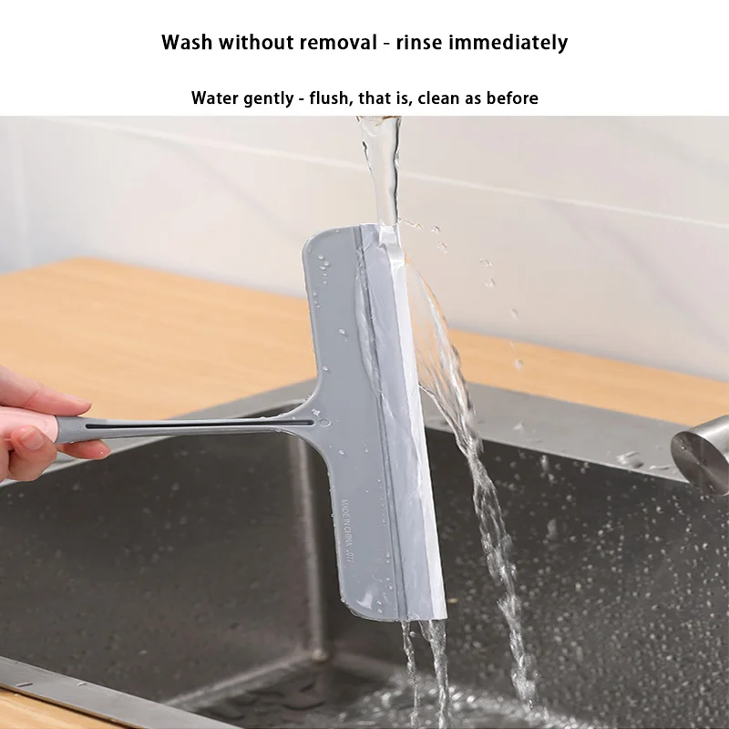 Window Cleaning Squeegee Home Accessories Silicone Wiper Shower Squeegee Streak-free Car Window Squeegee For Bathroom Mirror Tiles Water Stain Tools cleaning scraper silicone scraper cleaning squeegee shower squeegee scraper tool scraper cleaner