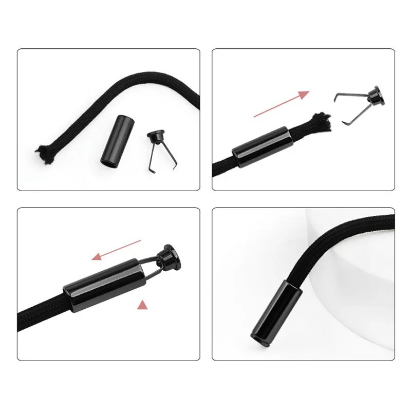 Detachable Stopper Cord Lock Stopper Cord Stopper Cord Lock Cord End Lock 2Pcs Detachable Stopper Lid Cap Rectangle Cord Ends Lock Stoppers Rope Apparel Sportswear Parts Accessories