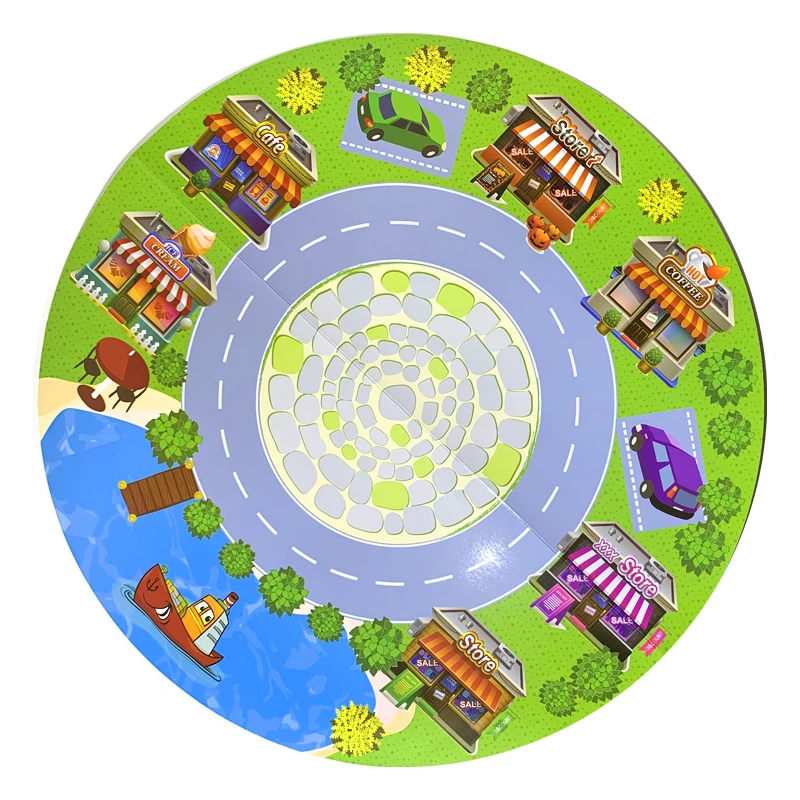 

Деревянный поезд трек-сцена аксессуары шоссе карта совместима с деревянными дорожками поезда, детские мальчики образовательные игрушки Gifs X22