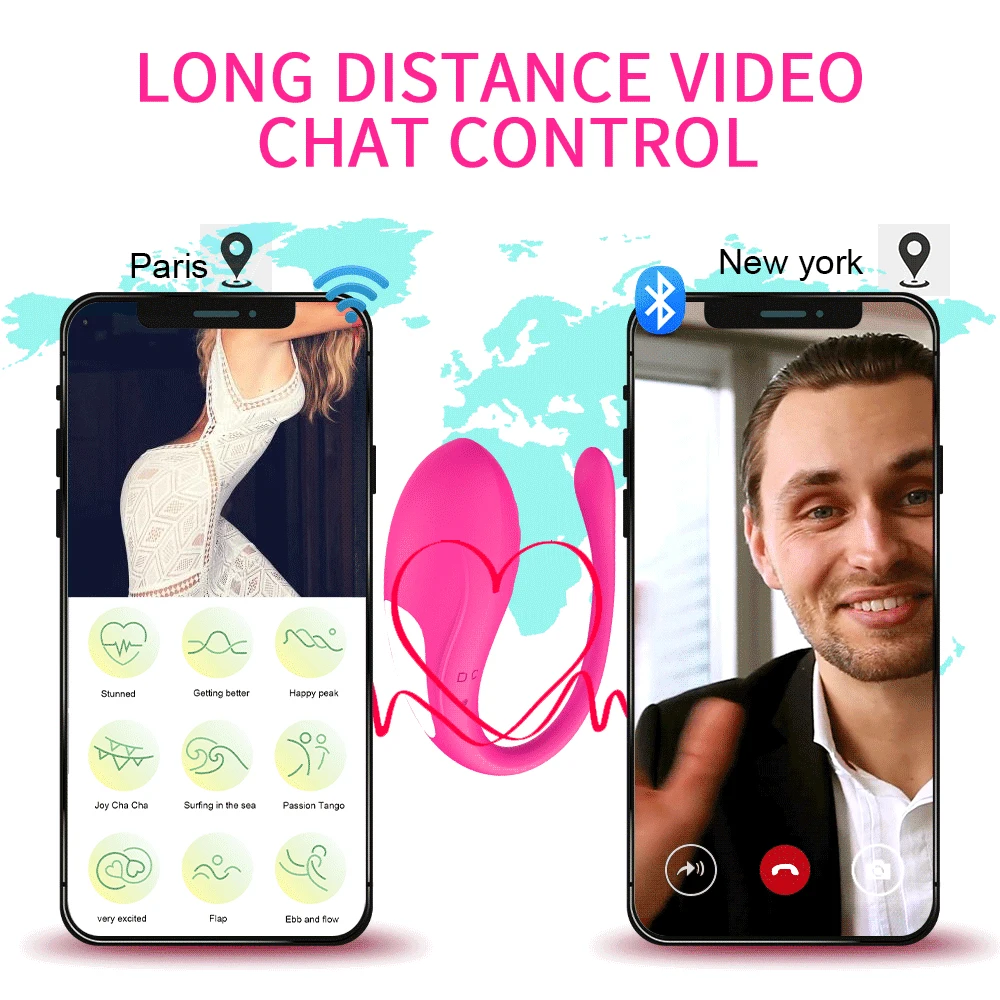 Vaginal Vibrators APP Controlled G Spot 9 Speed Anal Vibrating Egg Massager Wearable Stimulator Adult Sex Toys for Women Couples