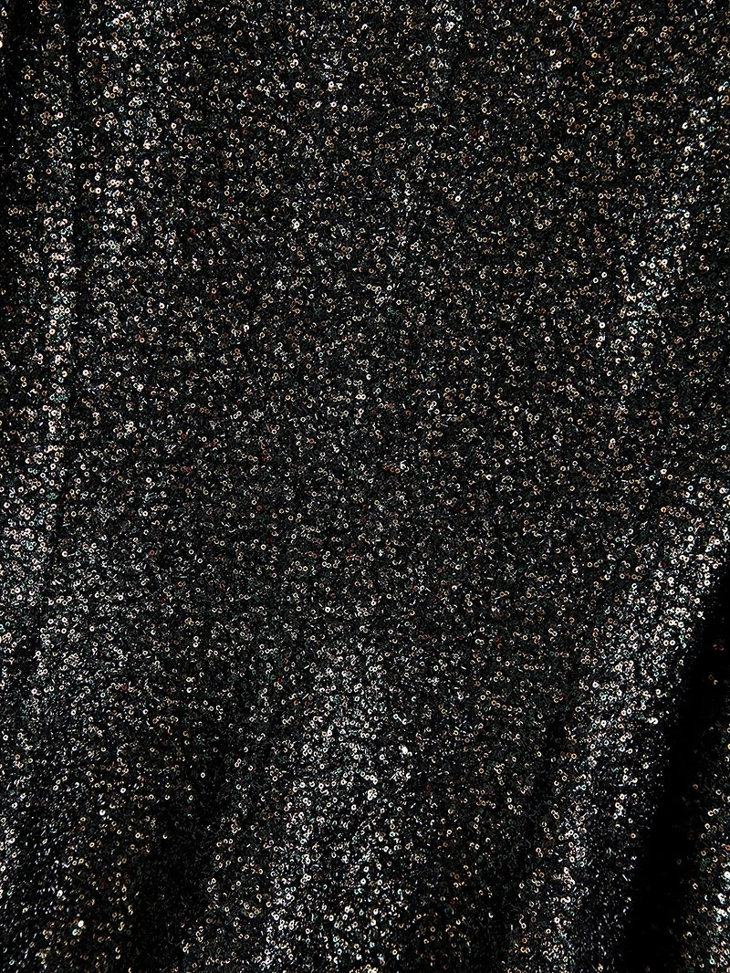 Summer Casual Sequin Harem Shorts 2021 Women Fashion Chic Commute High Waist Shorts Elastic Waist Sexy Black Straight Shorts