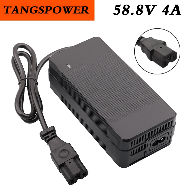 

58.8V 4A Lithium Battery Charger For 52V 14S For Kugoo G1 Electric Scooter Electric Bike Li-ion Battery Charger Fast Charging