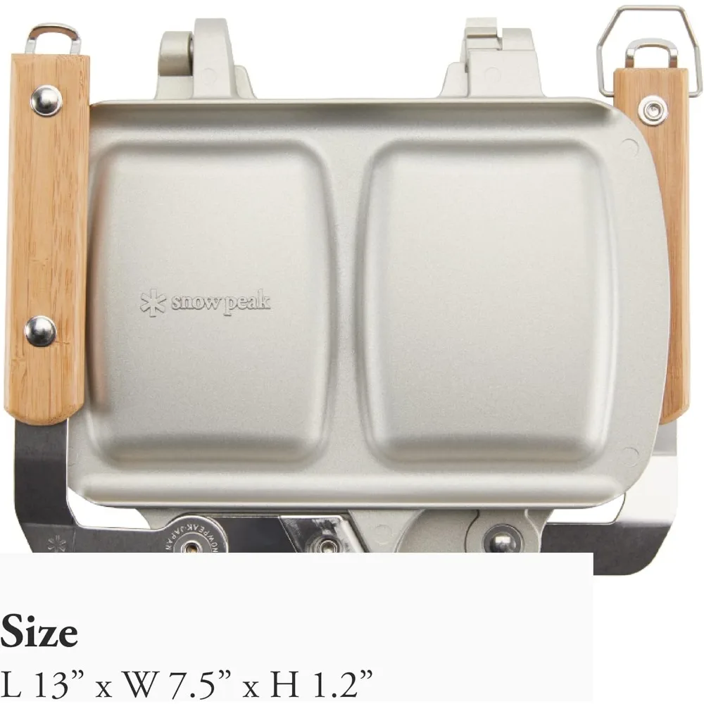 Tramezzino-Gourmet Sandwich Maker-Made of Stainless Steel 13 x 7.5 x 1.2 in