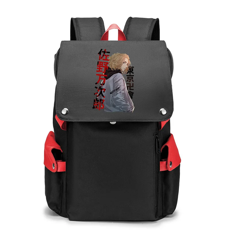

Anime Tokyo Revengers Backpack Student Cartoon Schoolbag Men Fashion Laptop Bags Women Travel Knapsack For Kids
