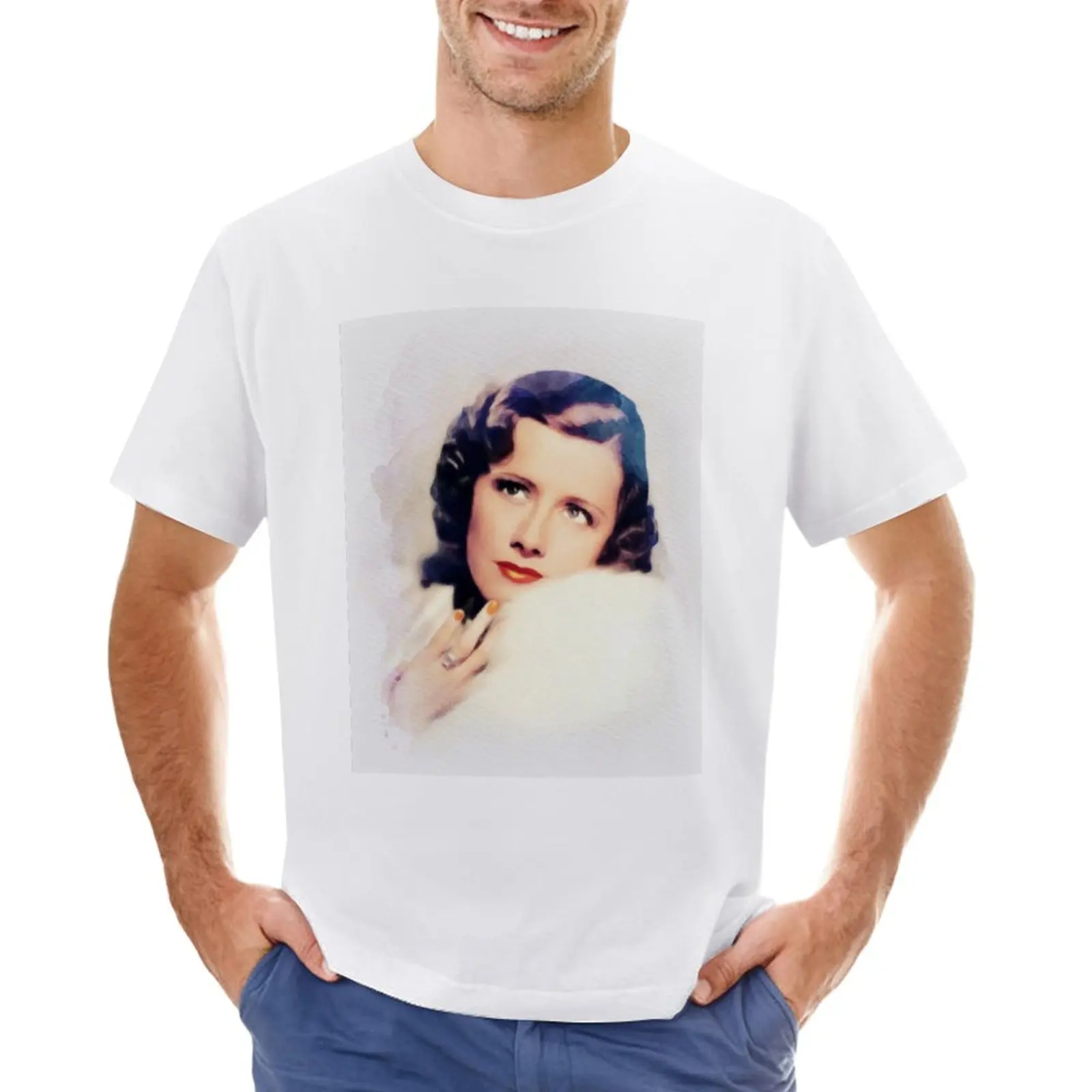 

Irene Dunne, Movie Legend T-Shirt anime Blouse summer tops new edition heavy weight t shirts for men