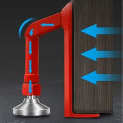 Anti-Theft Device Portable Door Blocker Hotel Home Security Door Lock Anti-Collision Door Lock Protector Gate Blocker Security