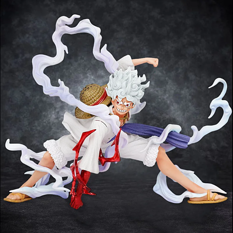

Animation Cartoon One Piece Hand Do Wholesale Sun God Luffy Squat Solon Aschoba Animation Toy Model Hand Do Gifts
