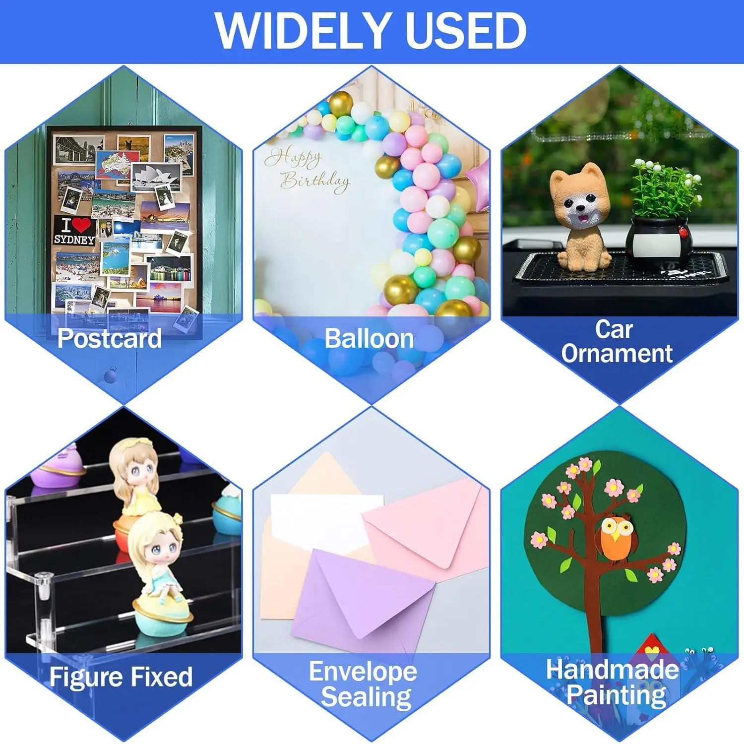 120pcs Mounting Putty Clear Double Sided Gel Removable Sticky Dots for Balloons Crafts Festival Party Hanging Home Office Decor double sided glue pads