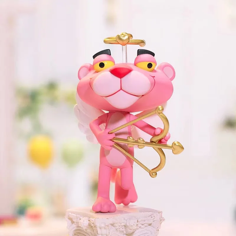 

POP MARTPink Panther Confession Blind Box Toy Girl Kawaii Doll Caja Ciega Action Figure Toys Model Birthday Kid Gift Mystery Box