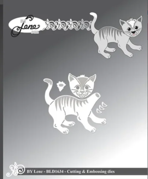 

Металлические Вырубные штампы в виде кошки, зернистое украшение, шаблон для тиснения, сделай сам, поздравительная открытка ручной работы 2024