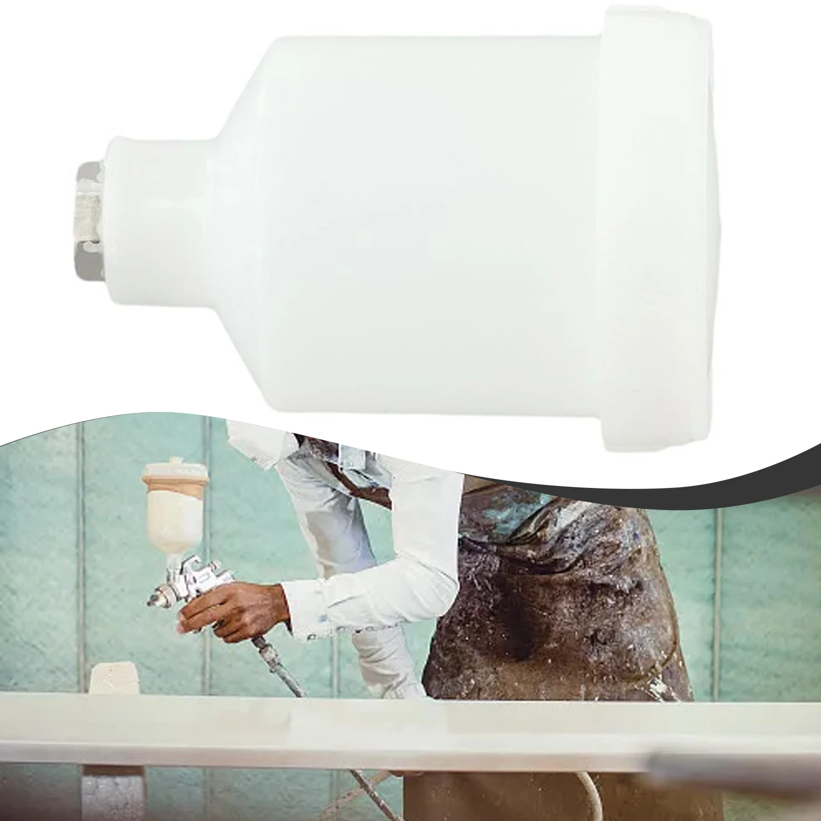 Vernice Di Plastica Da 125Ml Per H2000 R100 Hvlp Strumenti Di Vernice Spray Spruzzatore Tazza Manuali Mini Vernice Spray Tazza Pentola Strumento Pneum